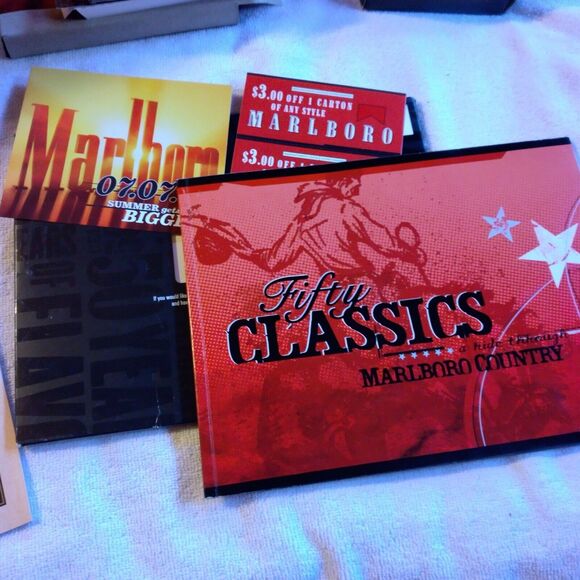 Marlboro star A/T personal A/T litter device 3 catalogs Cowboy Fifty The Last - Picture 6 of 13